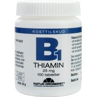 B1 Thiamin 25 mg 100 stk